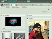 Tablet Screenshot of jaimevalle.deviantart.com