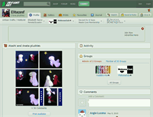 Tablet Screenshot of elitazesf.deviantart.com