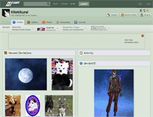 Tablet Screenshot of kitekikurai.deviantart.com
