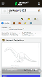 Mobile Screenshot of darkspyro123.deviantart.com
