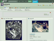 Tablet Screenshot of andresarte.deviantart.com