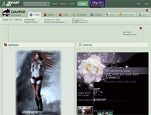 Tablet Screenshot of lvampar.deviantart.com