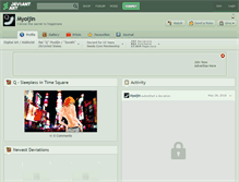 Tablet Screenshot of myoijin.deviantart.com