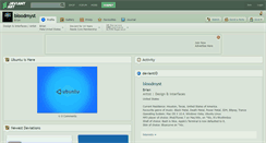Desktop Screenshot of bloodmyst.deviantart.com