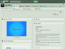 Tablet Screenshot of bloodmyst.deviantart.com