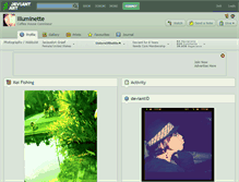 Tablet Screenshot of illuminette.deviantart.com