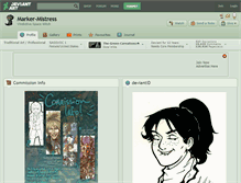 Tablet Screenshot of marker-mistress.deviantart.com