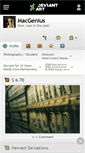 Mobile Screenshot of macgenius.deviantart.com