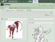 Tablet Screenshot of doodlegoon.deviantart.com