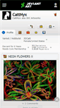Mobile Screenshot of cattnyx.deviantart.com