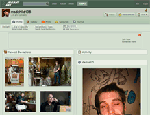 Tablet Screenshot of madchild138.deviantart.com