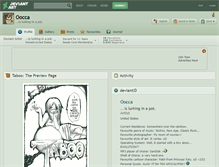 Tablet Screenshot of oocca.deviantart.com