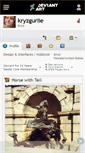 Mobile Screenshot of kryzgurlie.deviantart.com