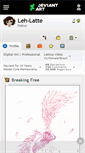Mobile Screenshot of leh-latte.deviantart.com