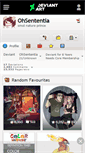 Mobile Screenshot of ohsententia.deviantart.com