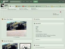 Tablet Screenshot of ooer.deviantart.com