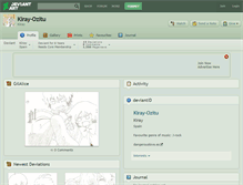 Tablet Screenshot of kiray-ozitu.deviantart.com