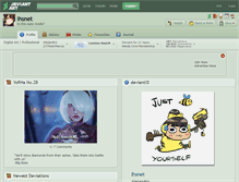 Tablet Screenshot of ihsnet.deviantart.com