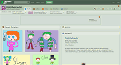 Desktop Screenshot of emilythebrawler.deviantart.com