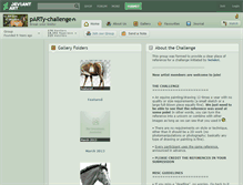 Tablet Screenshot of party-challenge.deviantart.com