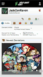 Mobile Screenshot of jadezenraven.deviantart.com