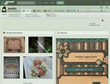 Tablet Screenshot of iraw0lv.deviantart.com