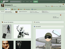 Tablet Screenshot of dempsey12.deviantart.com