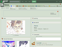 Tablet Screenshot of fancsa.deviantart.com