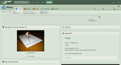Desktop Screenshot of iitchyy.deviantart.com