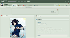 Desktop Screenshot of elainex.deviantart.com