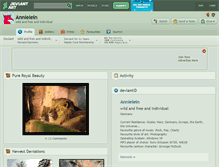 Tablet Screenshot of annielein.deviantart.com