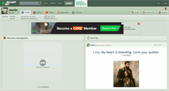 Desktop Screenshot of morlin.deviantart.com