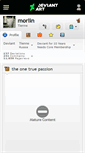 Mobile Screenshot of morlin.deviantart.com
