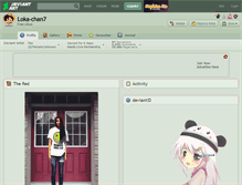 Tablet Screenshot of loka-chan7.deviantart.com