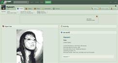 Desktop Screenshot of huewert.deviantart.com