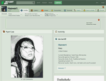 Tablet Screenshot of huewert.deviantart.com