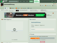 Tablet Screenshot of mordredoforkney.deviantart.com