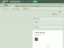 Tablet Screenshot of enro.deviantart.com