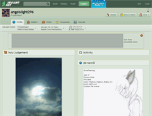 Tablet Screenshot of angelslight296.deviantart.com