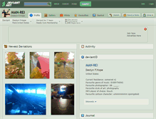 Tablet Screenshot of man-rei.deviantart.com
