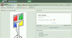 Desktop Screenshot of kronix.deviantart.com