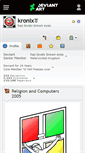 Mobile Screenshot of kronix.deviantart.com