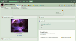 Desktop Screenshot of cosmopavonestock.deviantart.com