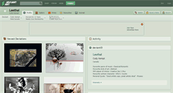 Desktop Screenshot of leethal.deviantart.com