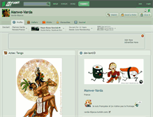 Tablet Screenshot of manwe-varda.deviantart.com