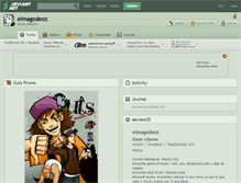 Tablet Screenshot of elmagodeoz.deviantart.com