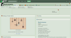 Desktop Screenshot of blood-red-peony.deviantart.com