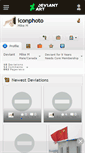 Mobile Screenshot of iconphoto.deviantart.com