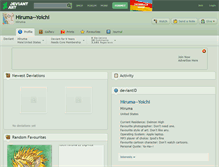 Tablet Screenshot of hiruma--yoichi.deviantart.com
