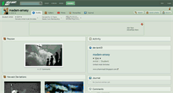 Desktop Screenshot of madam-amasy.deviantart.com